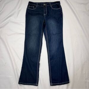 Blue Identity ladies Dark wash flare Jeans size 10 (NWT)